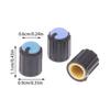 20Pcs Dual Color Knob 10X12Mm Small Volume Adjustment Hat Flower Shaft Hole 6Mm Potentiometer Volume Switch Caps Control Knob