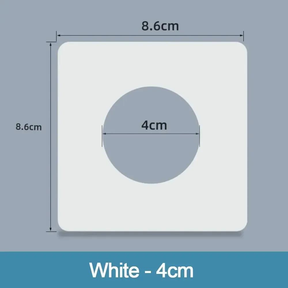 Electrical Supplies With Rubber Pad Wall Blank Panel With Outlet Hole 86Type Cable Cover Cable Organizer Storage Network Cable