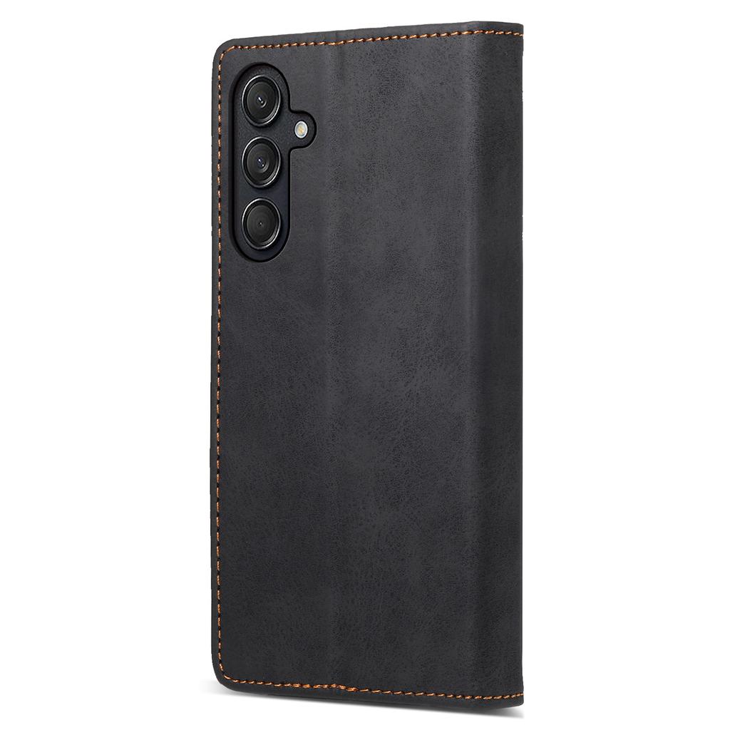 DF-05 For Samsung Galaxy M55 5G/C55 5G/F55 5G Case RFID Blocking Magnetic Closure Leather Phone Cover