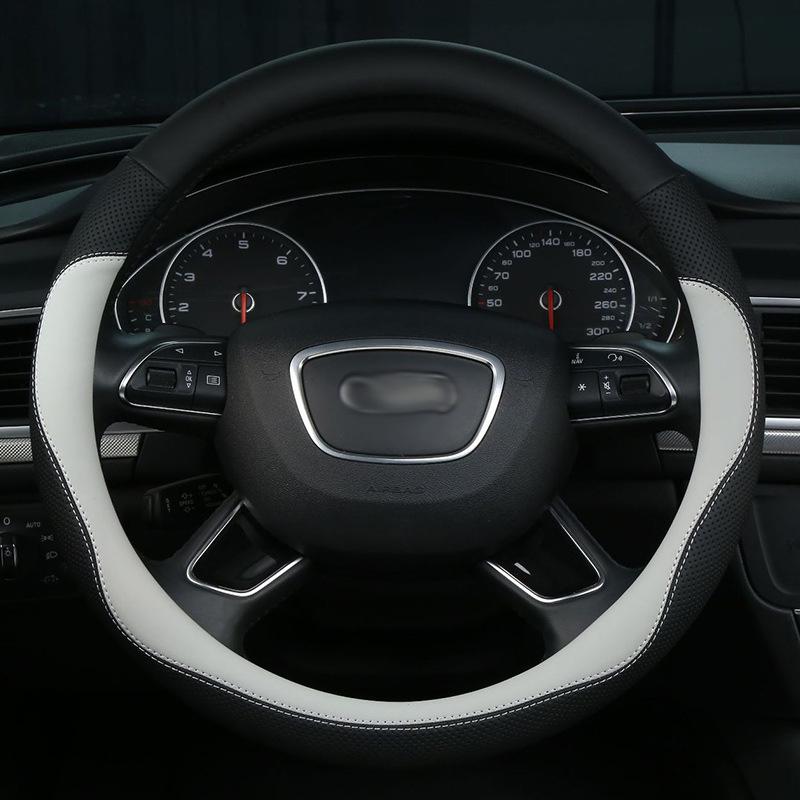 Luxury All-Season Car Steering Wheel Cover