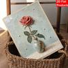 DIY rahmenloses Perlenmalerei-Set Rote Rose in Vase Design 3D glänzende Perlenkunst Leinwand Entspannendes Basteln für moderne Heimwanddekoration Kunstgeschenk