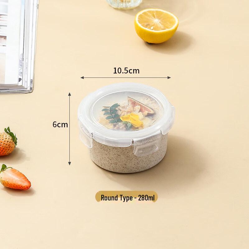 Wheat Straw Microwave-Safe Lunch Box