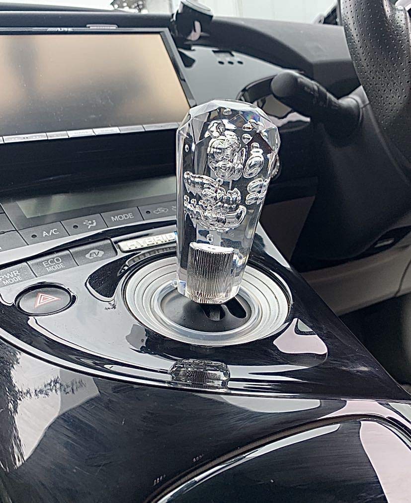 ZVW30 Prius Dedicated Shift Knob All Grades Compatible Hybrid Shift Lever (Early/Late Model) ZVW30/ZVW35 (Crystal Clear)