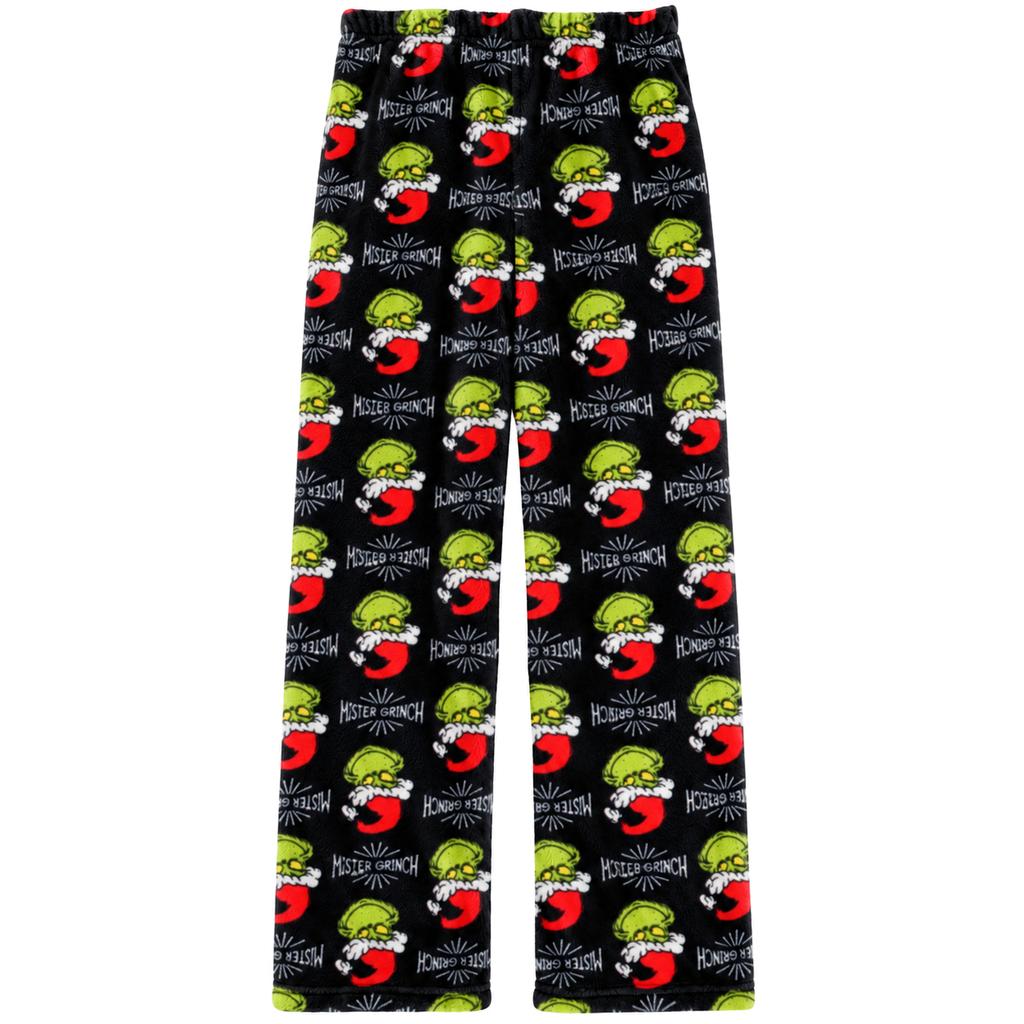 Women's Halloween Straight Leg Flannel Pants for Fall and Winter