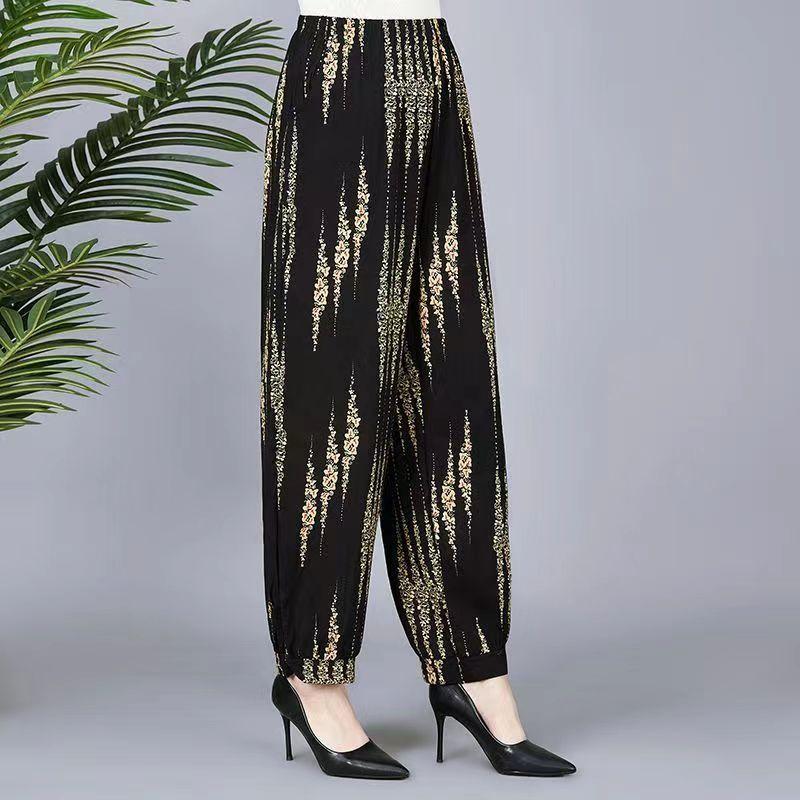 Dünne Hose mit geradem Bein Mom-Hose Sommer Stretch Freizeithose Hohe Taille Minimalistisch Damen Hose