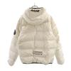 AAPE Reversible Down Jacket XL White System A BATHING APE Logo Men's Used