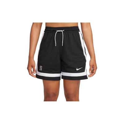 Loose Drawstring Logo Print Wide-Leg Sports Shorts Women Bottoms Black FB8425010