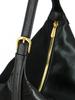 David Jones women's shoulder bag, black eco-leather