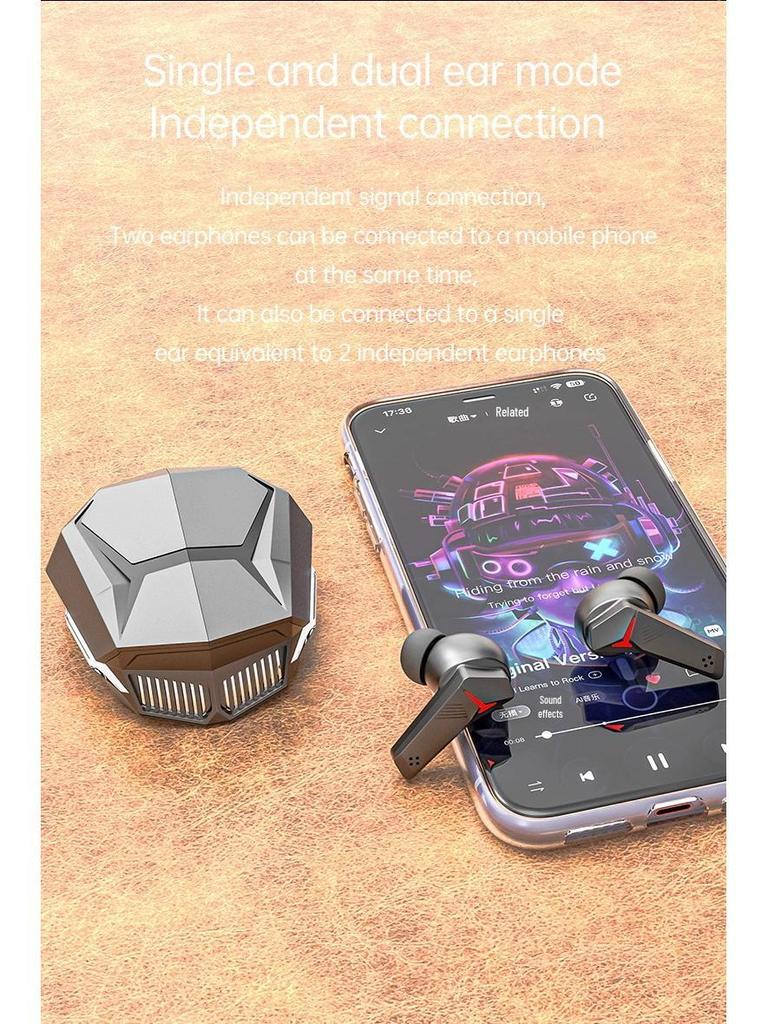 DX-26 Gaming Bluetooth Earbuds: Low Latency, Long Battery, Sports & Music
