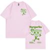 Margarita Meme T Shirt Funny Cocktail Unisex Retro Cartoon Aesthetic Tshirts Men 100 Cotton Oversized Short Sleeve Tshirt Y2k