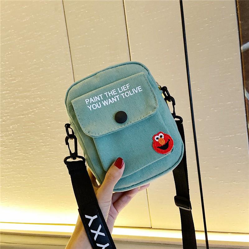 

Модная холщовая сумка кроссбоди 2024: Повседневная, удобная сумка-мессенджер и рюкзак для студентов зелёный