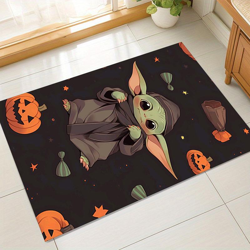 

1pc. Halloween Baby Yoda Witch Costume Rug - Perfect for Home Decor, Office Carpet, Outdoor Decoration, and Gift Ideasz041479 60cm by 90cm
