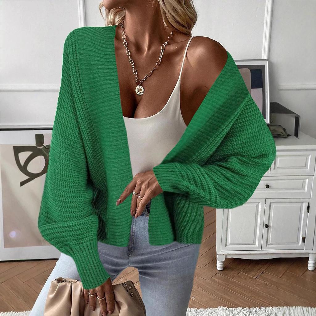 Women's Long-sleeved Knitted Cardigan Sweater Jacket