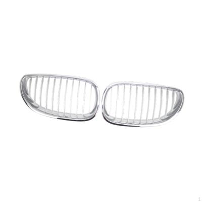 2x Car Front Hood Kidney Grilles Directly Replace 51137065061 Auto Accessory Exterior Decoration