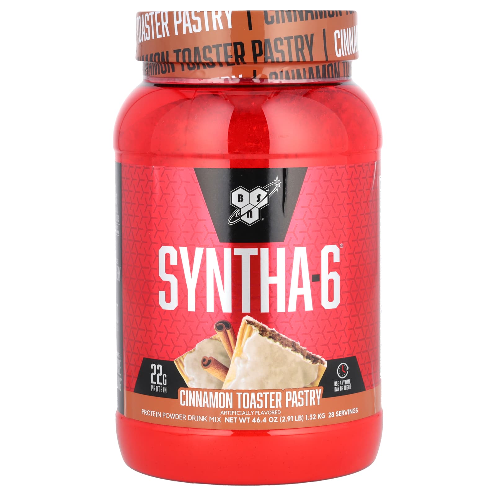 

BSN, Syntha-6, Protein Powder Drink Mix, Cinnamon Toaster Pastry, 2.91 lb (1.32 kg)