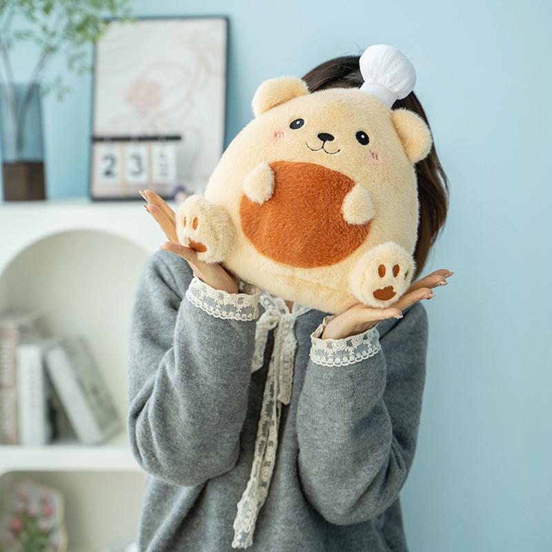 Capybara Bread Bear Plush Toy Cute Cartoon Girl Children Birthday Gift Holiday