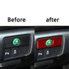 1Pc Red Carbon Fiber Interior Button Panel Cover Trim Fit for Honda Accord 13-17