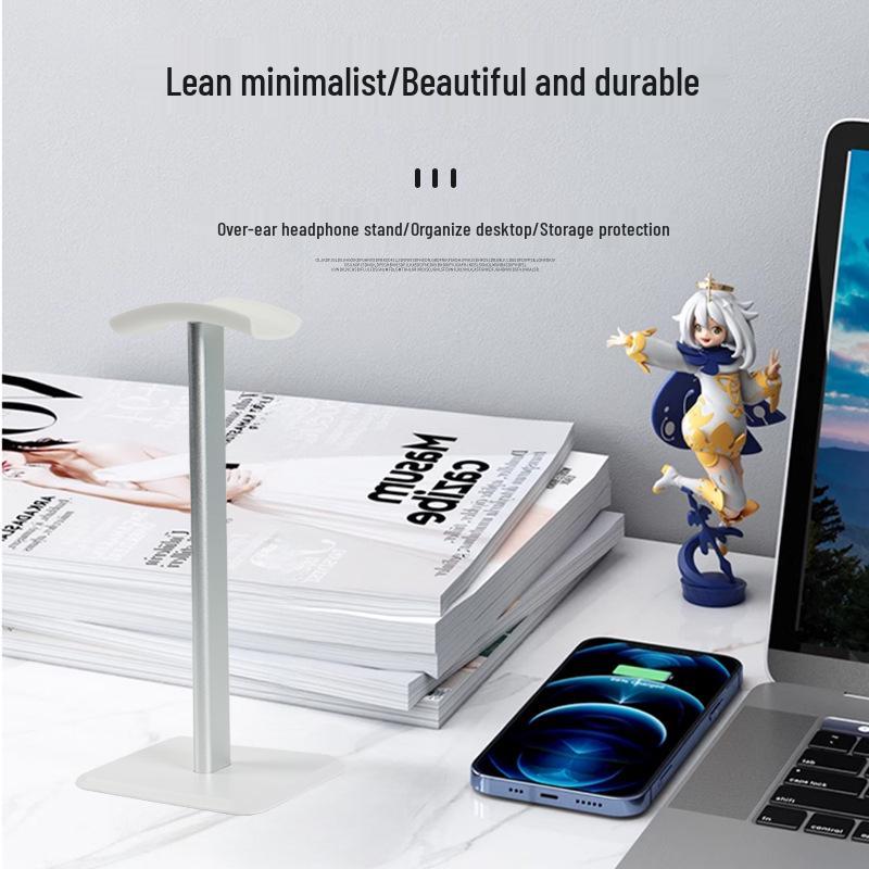 Aluminum Alloy Desktop Headphone Stand for Over-Ear Gaming Headsets