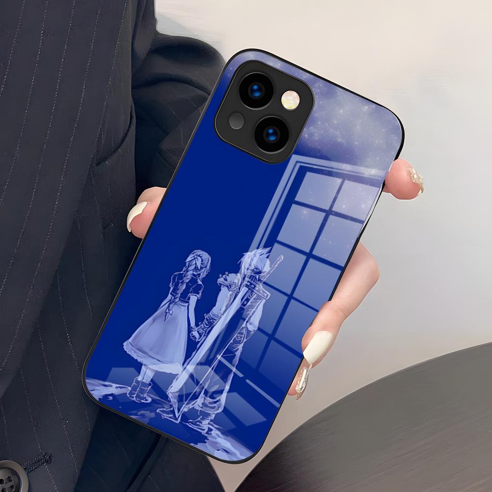 F-Final F-Fantasy Phone Case For IPhone 17 Pro Max 15 Pro 16 14 Plus 12 13 Mini 11 Pro Shockproof Glass Cover