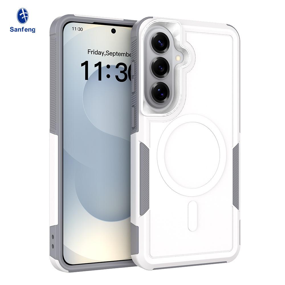 Applicable To Samsung S26ultra Magnetic All-inclusive Mobile Phone Case S25plus Two-in-one Anti-drop S24 Mobile Phone Case