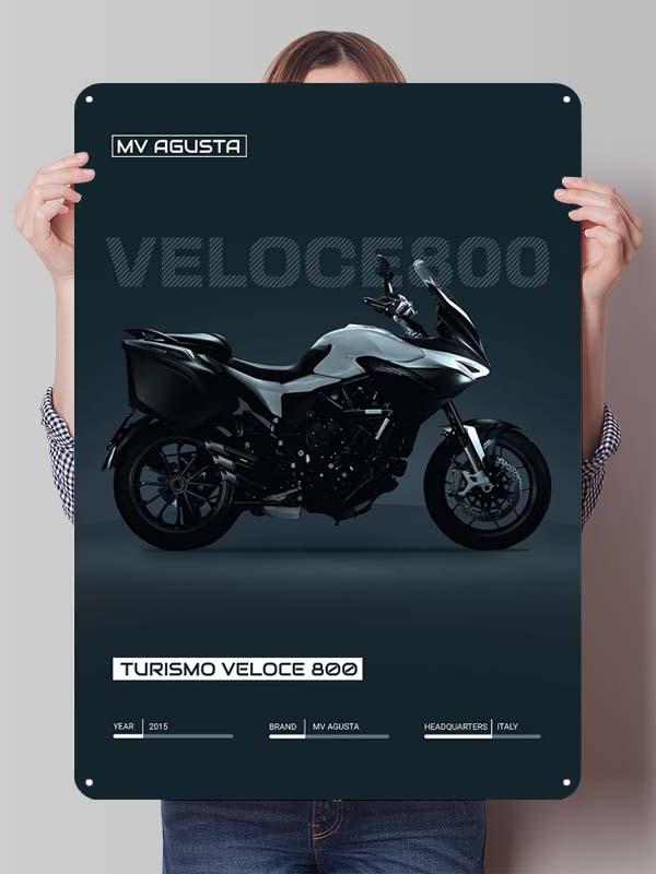 

Жестяная табличка MV Agusta Постер с мотоциклом Декор спальни Декор комнаты Мужские Индивидуальные металлические таблички для гаража Настенное искусство Декор 20x30cm（7.8x11.8inch）