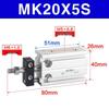 Airtac MK Series Multi-Position Cylinder (Sizes: 20/10/16/6/25/32x5-10x20x25x30x40x50-S)