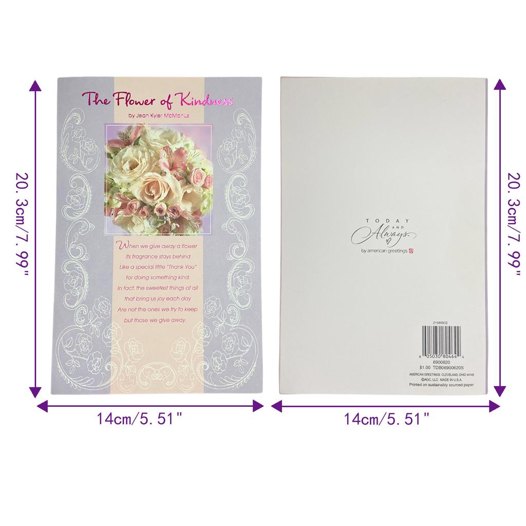 Foreign Trade Export Greeting Card European And American Simple Design Waterproof And Non-Halo Ink Support Logo Size 27.4 * 21Cm