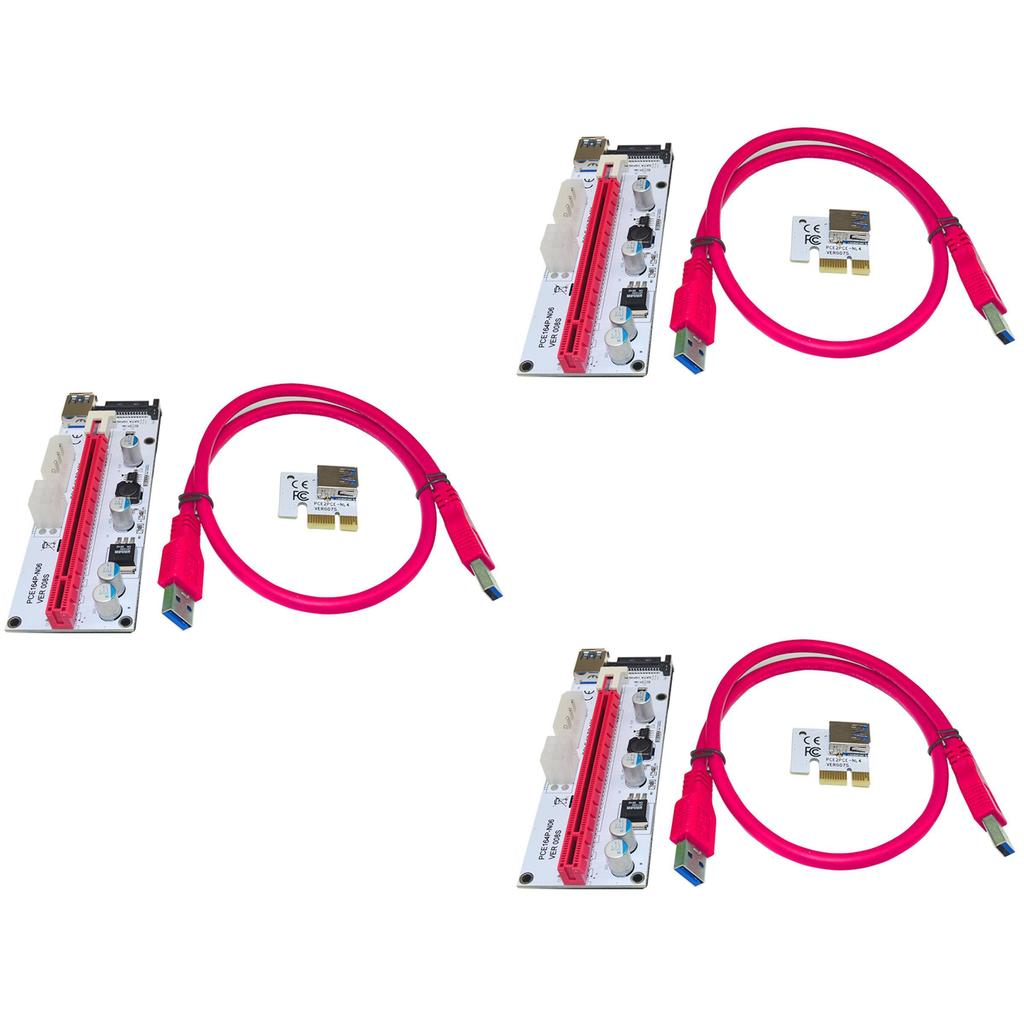 Pcie Pci-e Express 1x To 16x Gpu Extender Riser Card Adapter Btc Eth