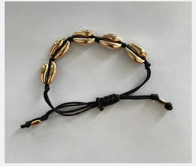Cavigliera e Bracciale Regolabili in Stile Etnico Bohemien con Conchiglie - Accessori da Donna Cross-Border