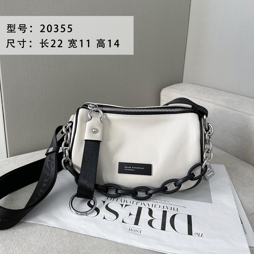 

Женская сумка через плечо из натуральной коровьей кожи - ReNew Petite Square Purse для женщин, Минималистичная и универсальная сумка-слинг 22 x 11 x 14 cm белый