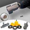Pipe Thread Cutting Set for Electric Drills PVC Threader with Adjustable Die Sizes Plumbing Repair Professional Tools