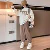Mädchen Frühling Rundhals Sweatshirt Sweatpants Zweiteiler