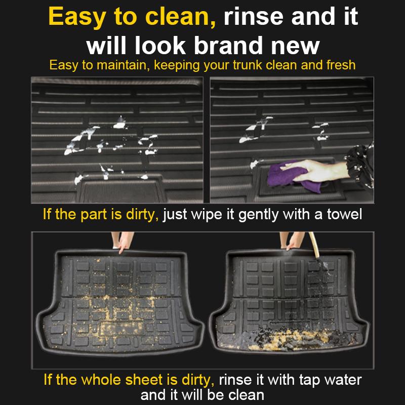 For Kia Sportage 4 QL GT-Line 2016- EVA Car Rear Trunk mat Anti-Slip Waterproof Protective Storage Pad Carpet Accessories