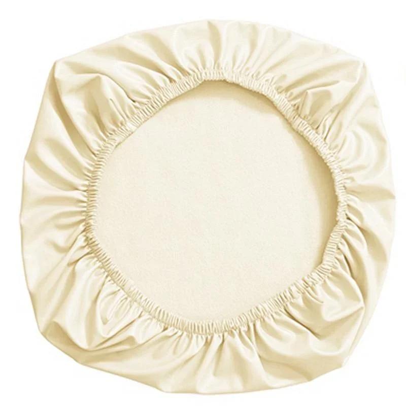 For PU Leather Chair Seat Cover Slipcover Elastic 38-52cm for Home Office Hotel Chair Seat Cover Dining Seat Protector Slipcover