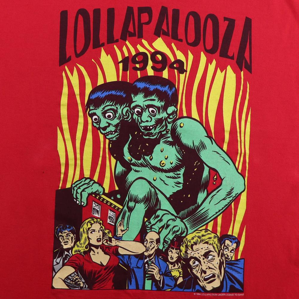 New Rare Lollapalooza 19964 Shirt Short Sleeve Cotton S-234XL Shirt 2 sides D422 Unisex T-Shirt XXXL