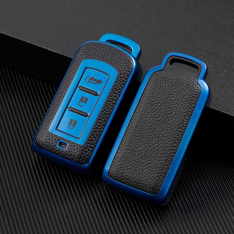Nytt TPU Skal Fob Bilnyckelfodral Skydd För Mitsubishi Outlander 2015 2017 Xpander Triton ASX LANCER Pajero Sport 3 2020 Eclipse Cross L200