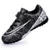 Children's Football Shoes Low Top Velcro Boys and Girls Student Training Sneakers Spike Shattered Sneakers
