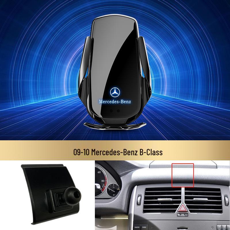 Bezdrátový držák telefonu s rychlým nabíjením Mercedes-Benz pro třídu C/třídu R/třídu S/třídu E/GLK/třídu B