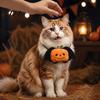 Plush Cat Neck Decoration Halloween Pet Collar Charm, Ghost Pumpkin Pendant, Soft Stuffed Gift for Lovers Hanging Ornament Cats, Small