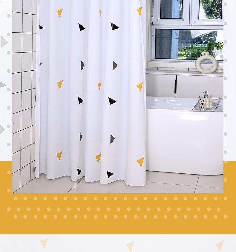 Luxury Eco-Friendly Waterproof & Mildew-Resistant Shower Curtain