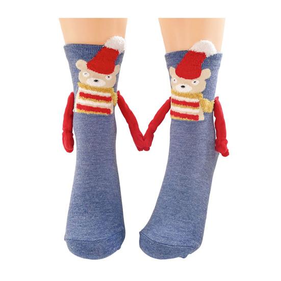 Magnetic Holding Hands Socks Novelty Funny Christmas Holding Hands Socks Xmas Stocking Stuffer Gag