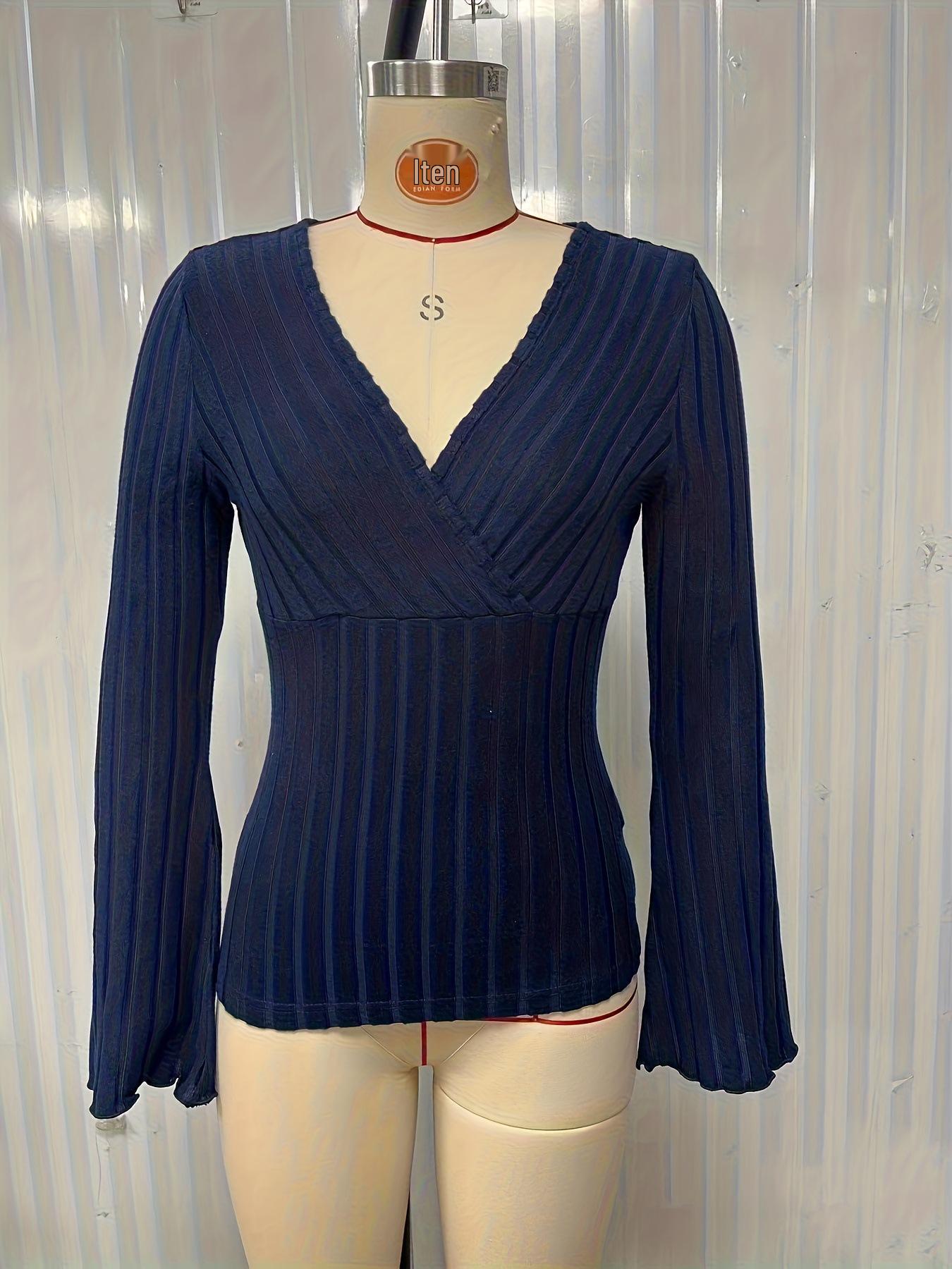 

European and American Women s Slimming Autumn/Winter Velvet Top - Sexy, Comfortable, Warm Underwear Medium Темно-синій