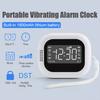 Rechargeable Bed Shaker Alarm Clock Vibrating Alarm Clock Wireless Alarm Clock With White Noise Deep Sleep Function Alarm Clock