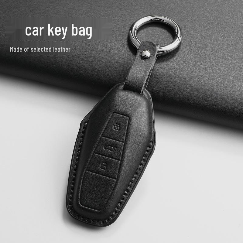 Chery iCAR Key Case for 03/3T/v23 Models, Rice White Shell Buckle Bag, Fashionable Cross-Border Design
