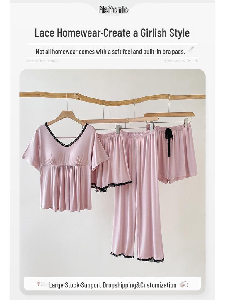 Women's DIY Mix & Match Pajama Set: 2 or 3-Piece Summer Loungewear
