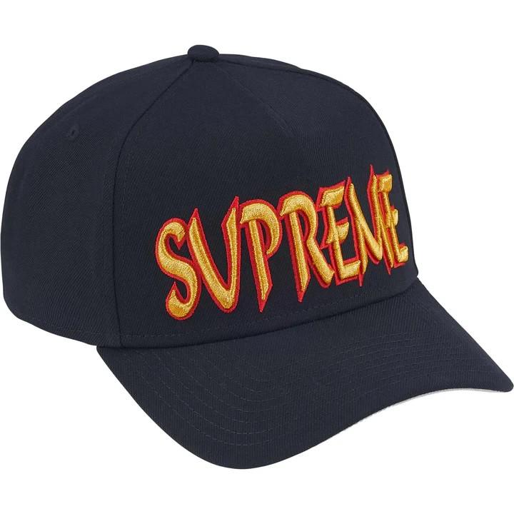 Supreme Sharp Spellout Регулируемая New Era Темно-синяя One-Size