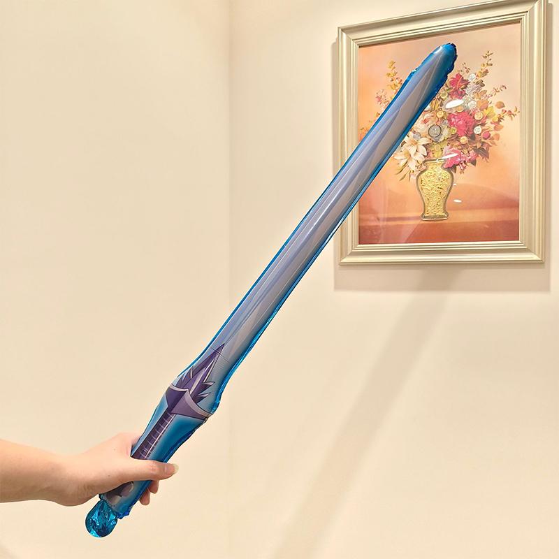 10Pcs Inflatable Sword Aluminum Film Balloon Garden Play Outdoor Games Swords Prop Children'S Toy Party Decoration