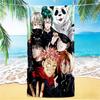 1 pieza Toalla de playa de Héroes de Anime Potentes, Toalla de playa absorbente de secado rápido, Toalla de playa para deportes al aire libre y natación, Suave y cómoda Y7221