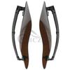 Harley Glide Motorcycle Side Wings Fairing Windshield