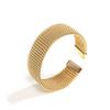 European and American simple dense line embossed bracelet simple temperament ring bracelet woven opening bracelet